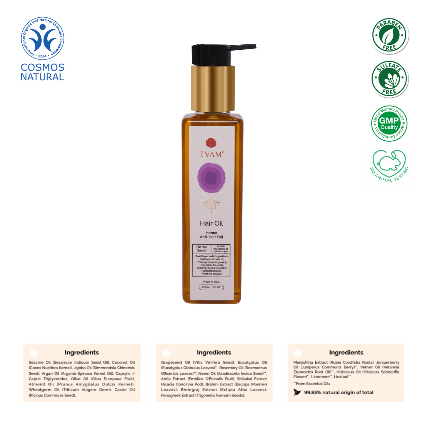 Hair Oil - Henna Anti-Hair Fall