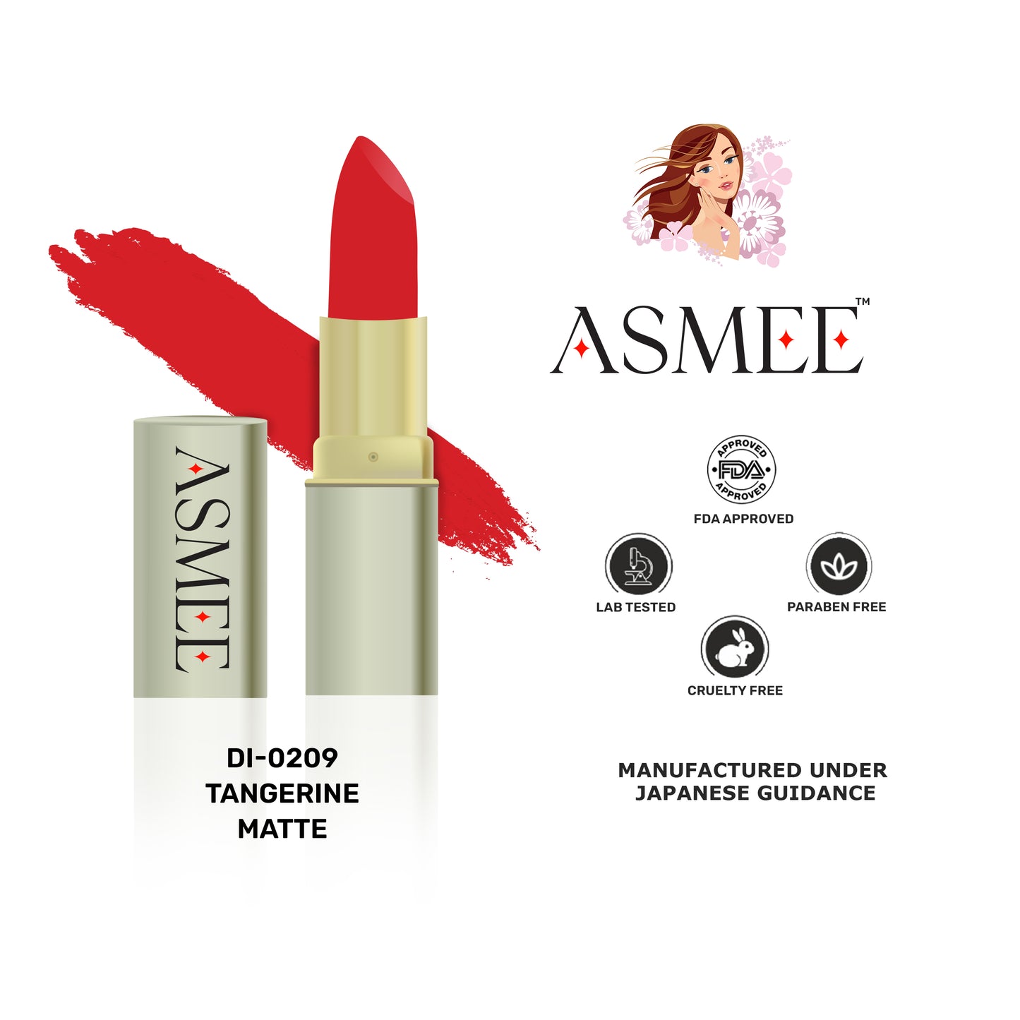 Orange Matte Lipstick