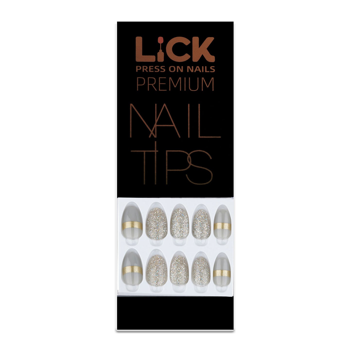 Lick Nail glossy grey