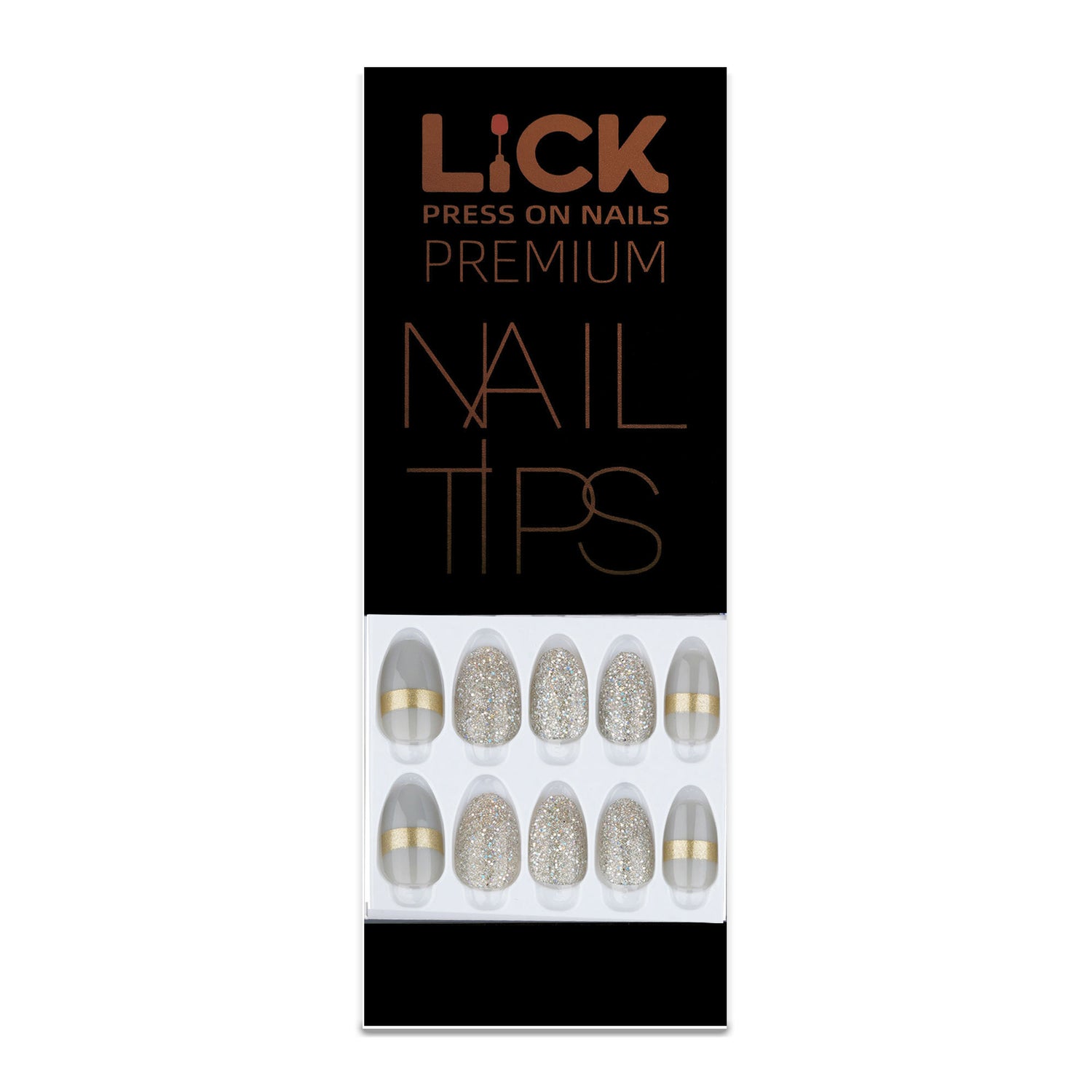 Lick Nail glossy grey