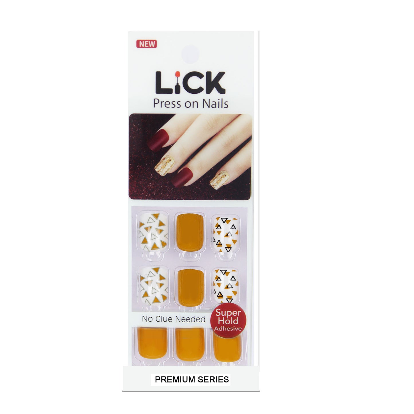 Lick nail burnt yellow