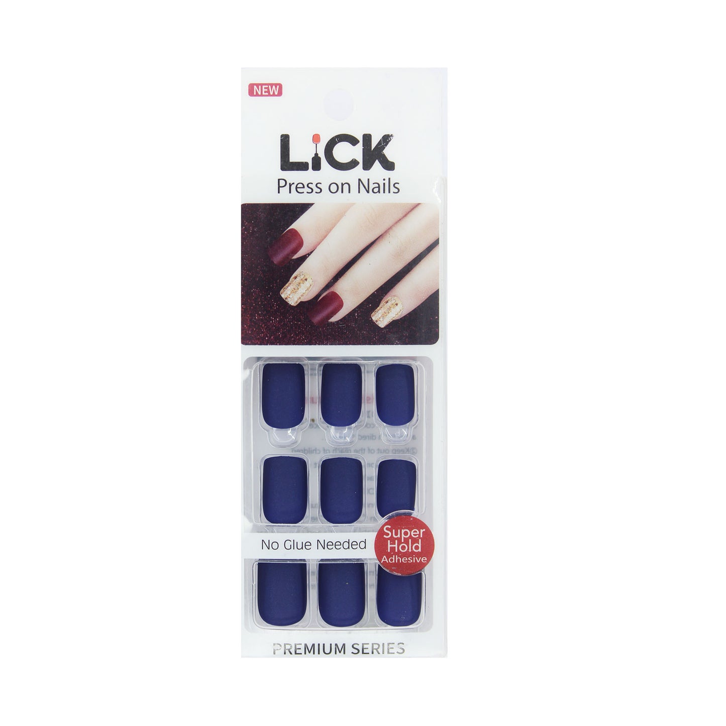 Lick Nail Matte Blue