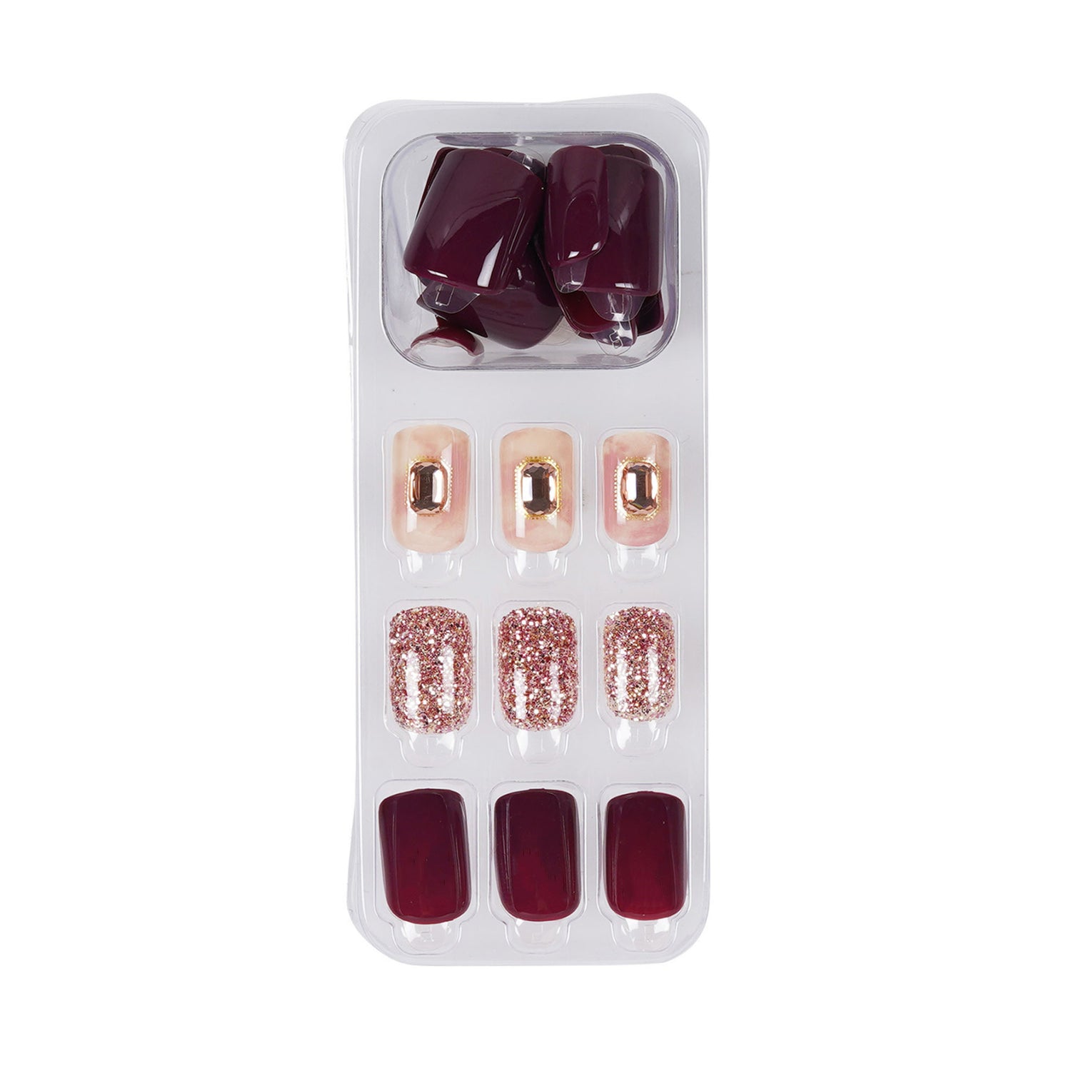 Lick Nails Maroon