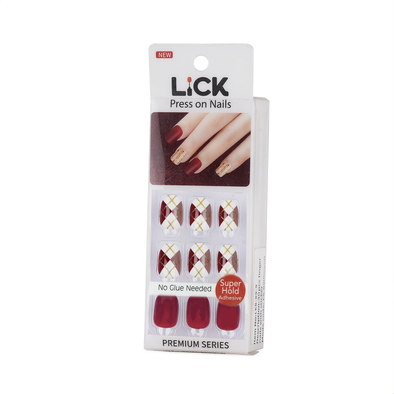 Lick Nail Dark Pink