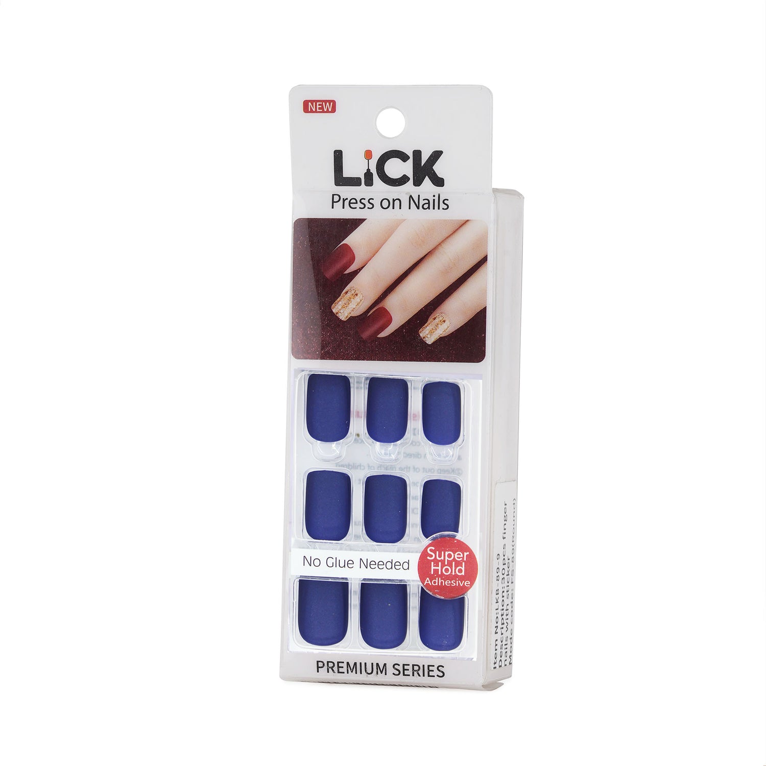 Lick Nail Matte Blue