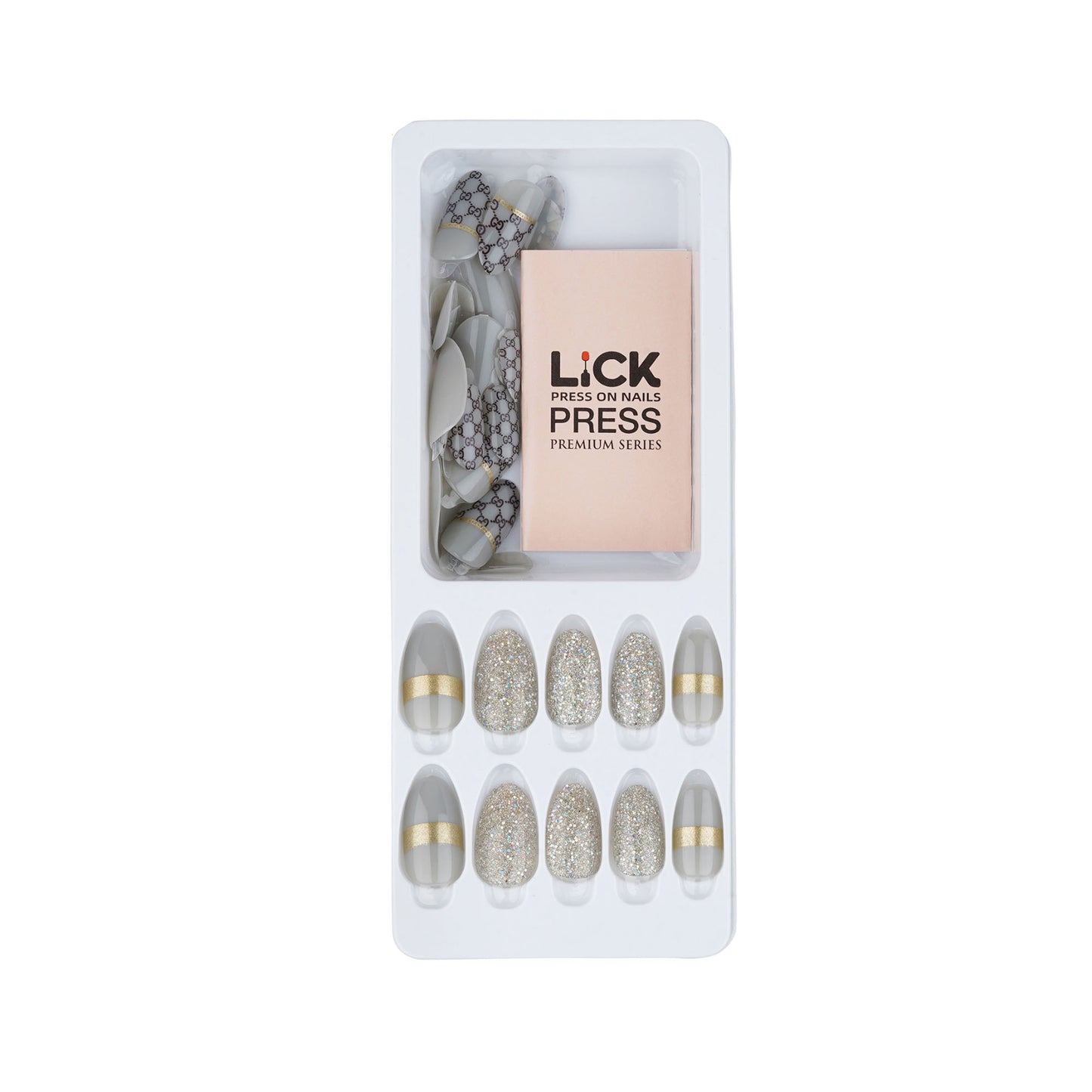 Lick Nail glossy grey