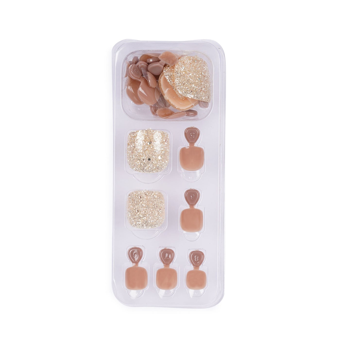Lick Nail nude shimmer Toenails