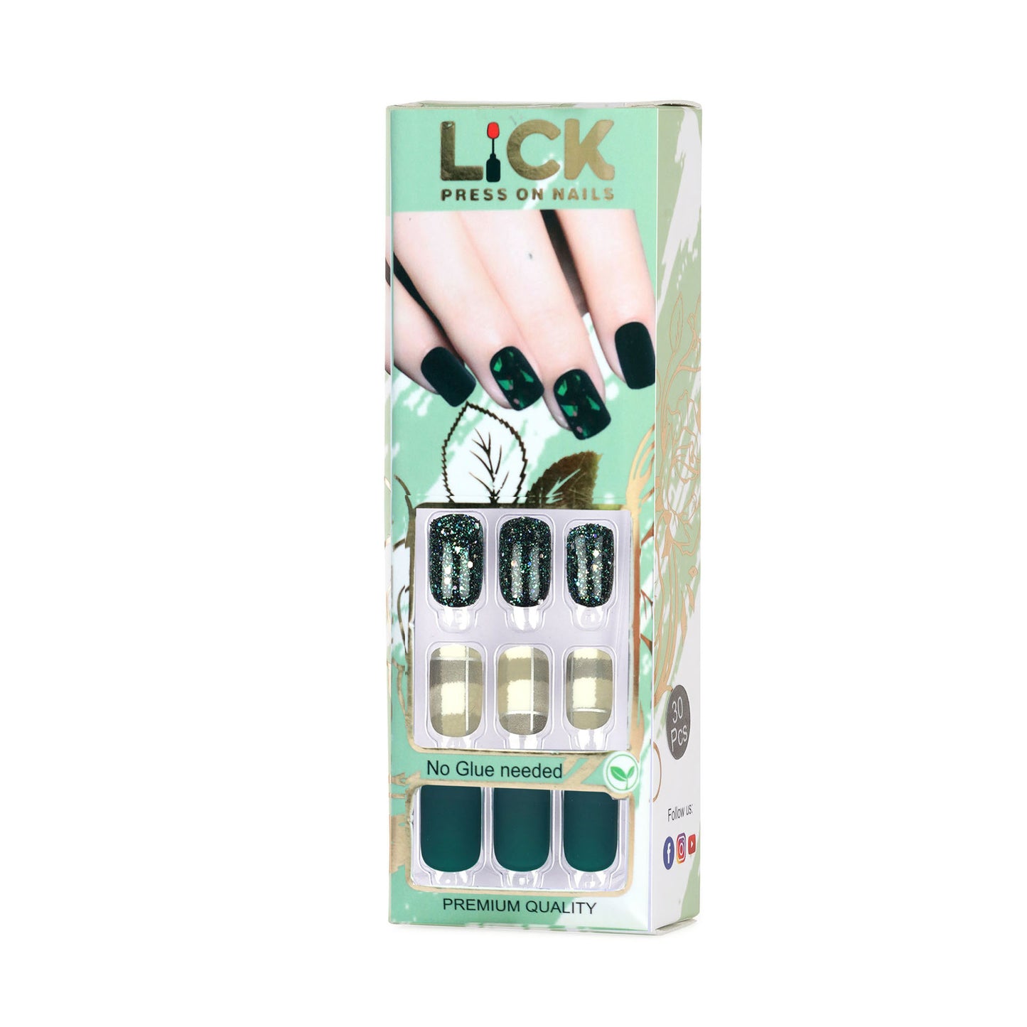 Lick Nail Emerald Green