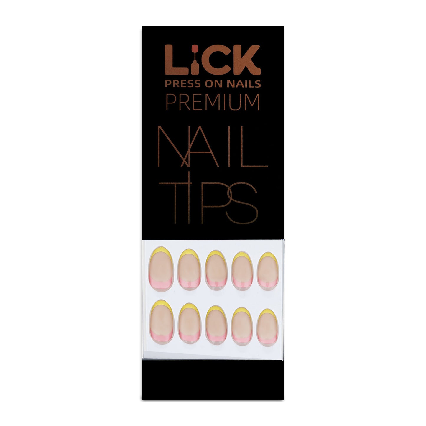 Lick nail glossy nude