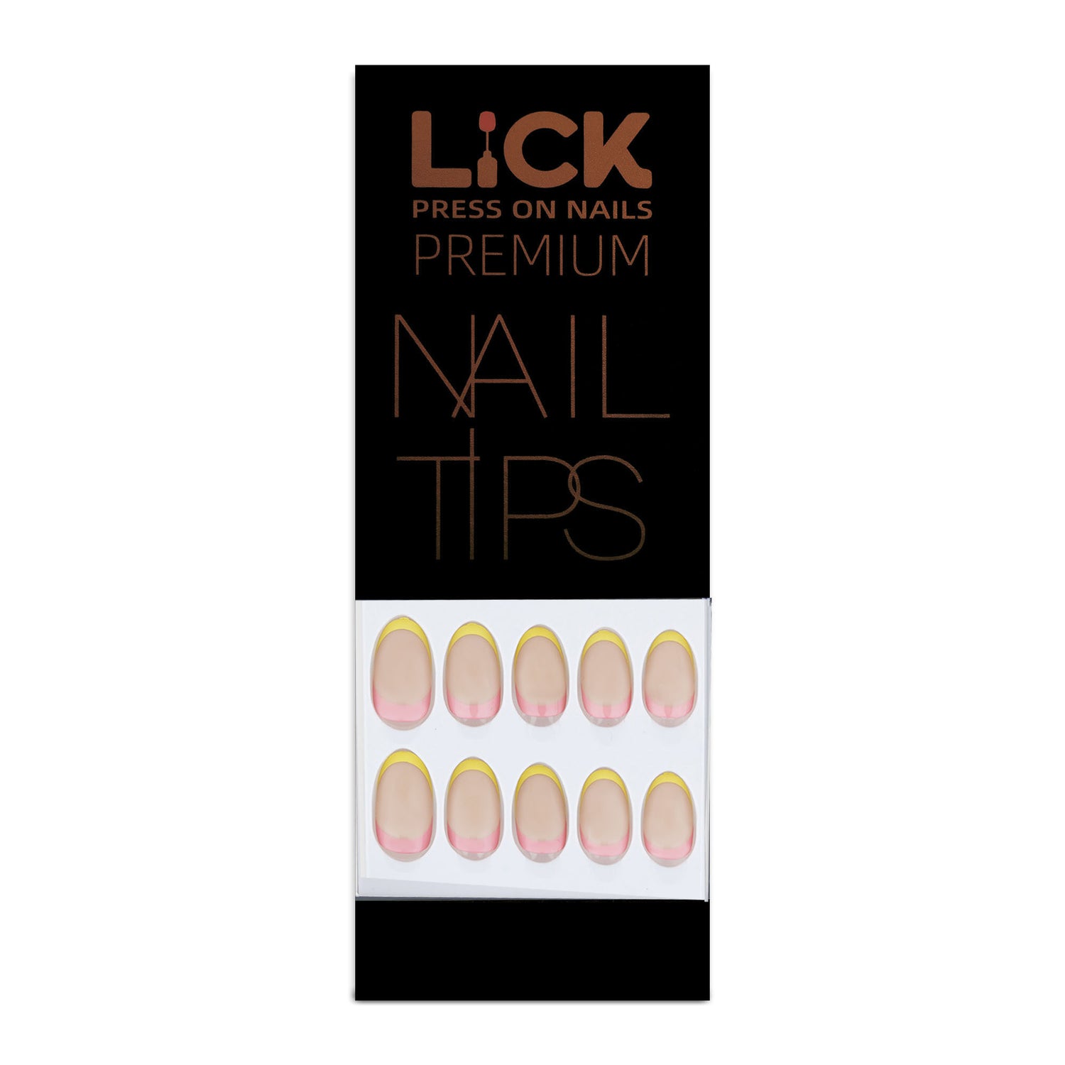 Lick nail glossy nude