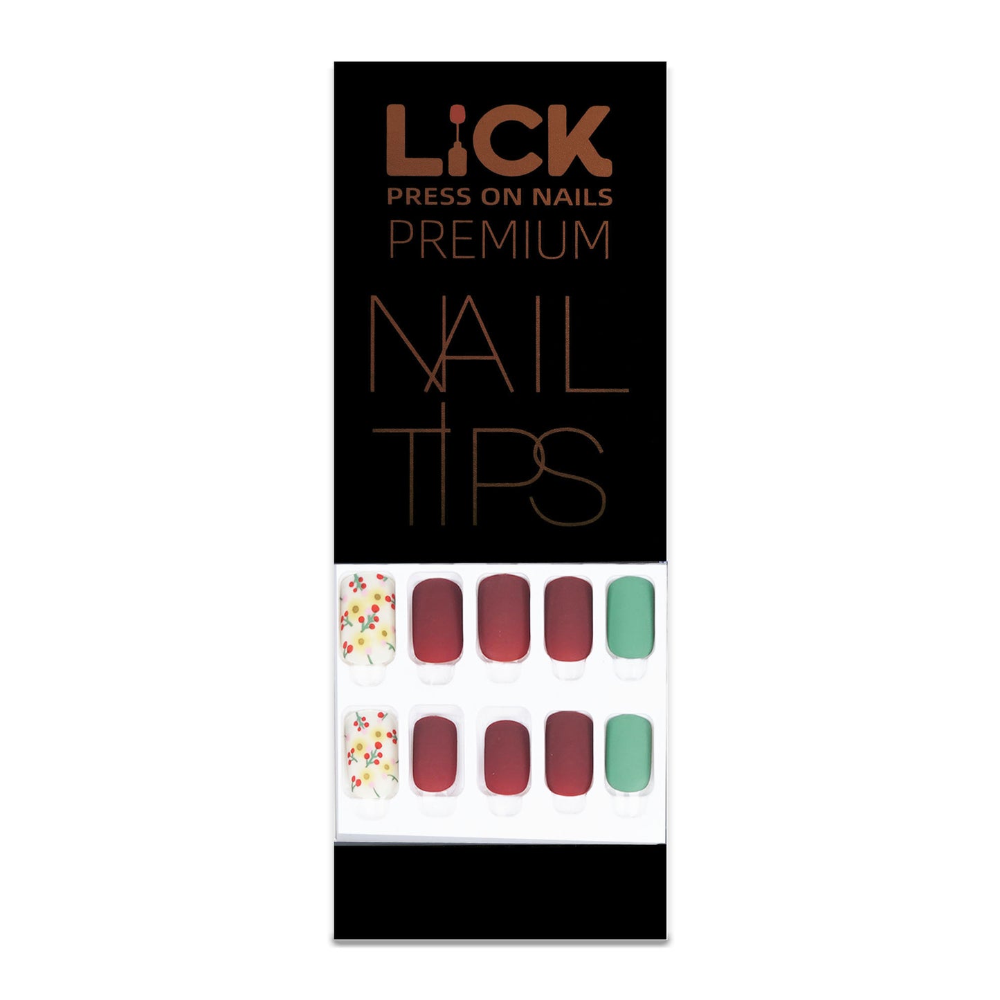 Lick Nail bright red