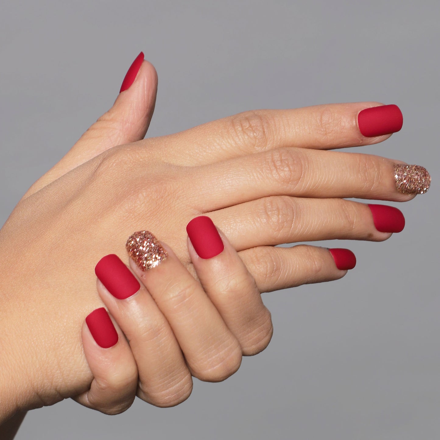 Lick Nail bright red