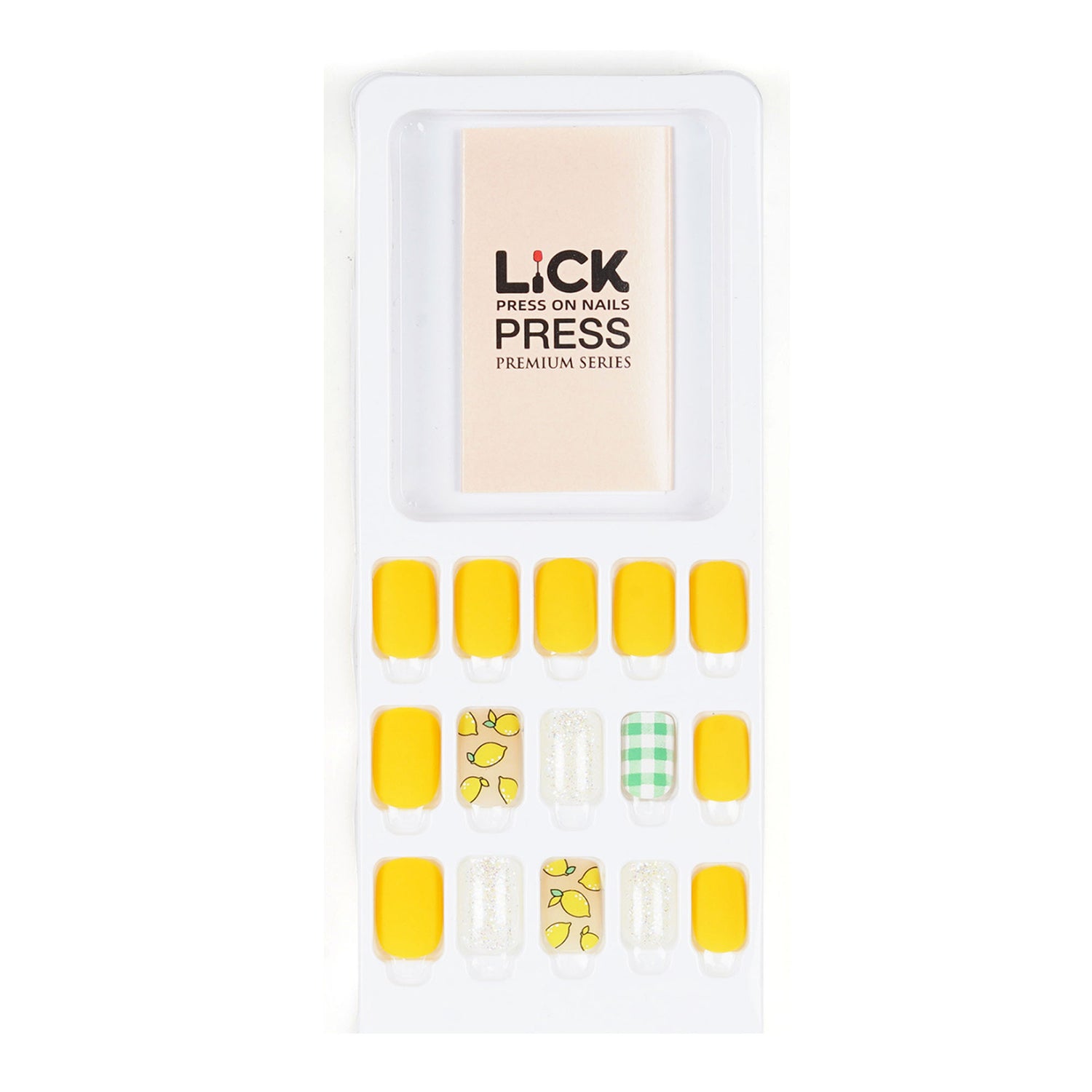 Lick Nail Matte Yellow
