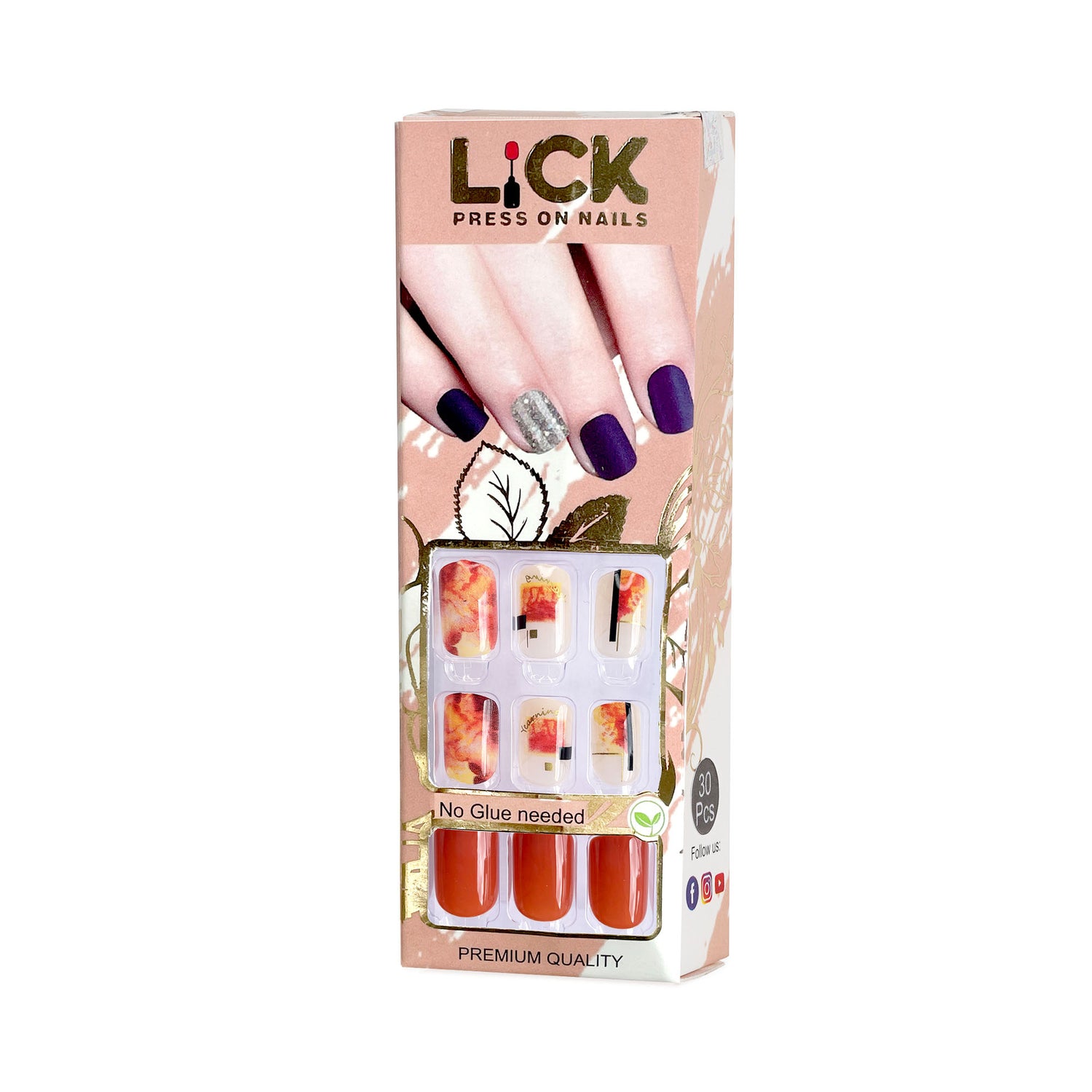 Lick Nail Crimson Red