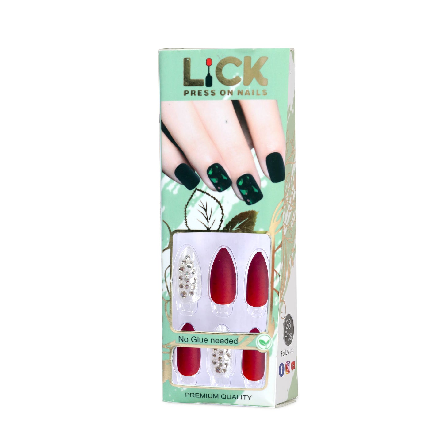 Lick Nail Matte Red