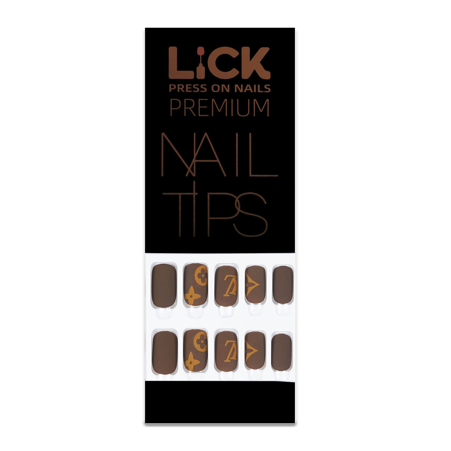 Lick Nail Matte Brown