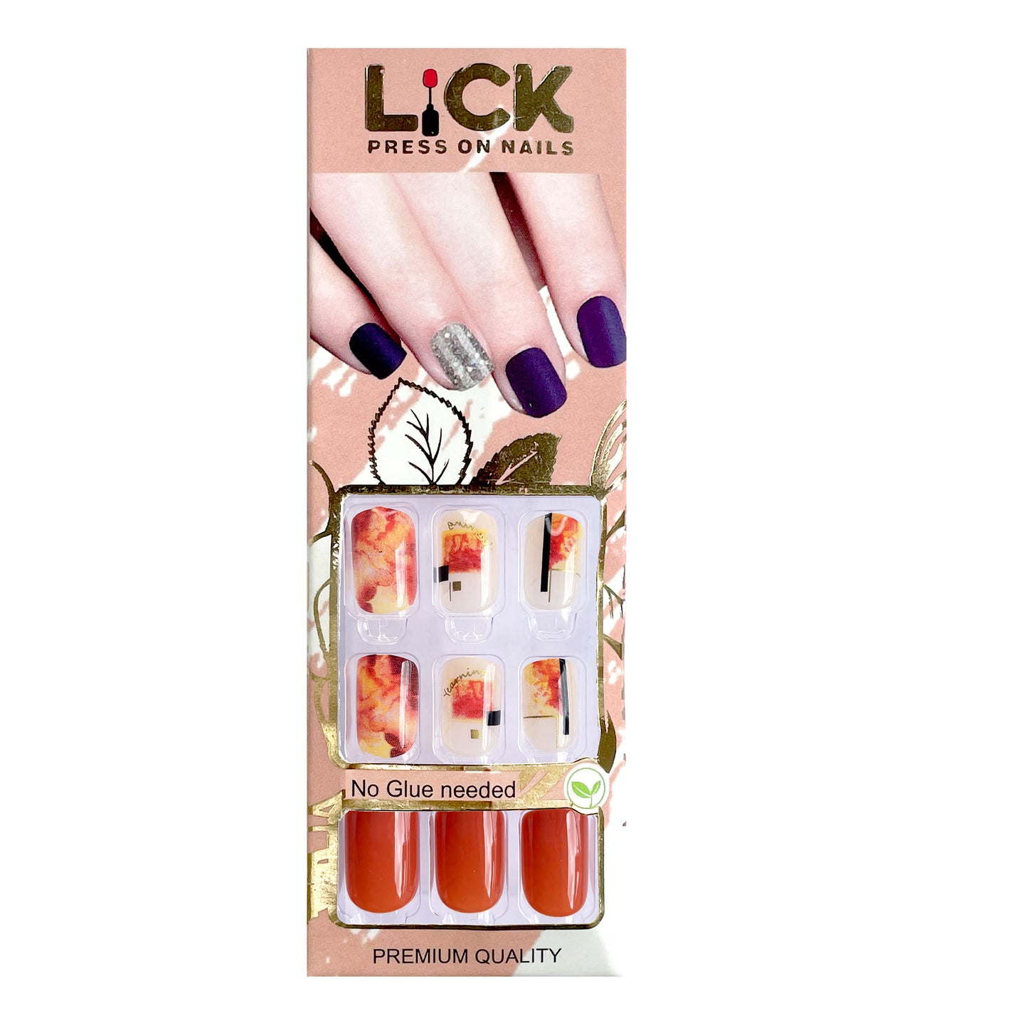 Lick Nail Crimson Red
