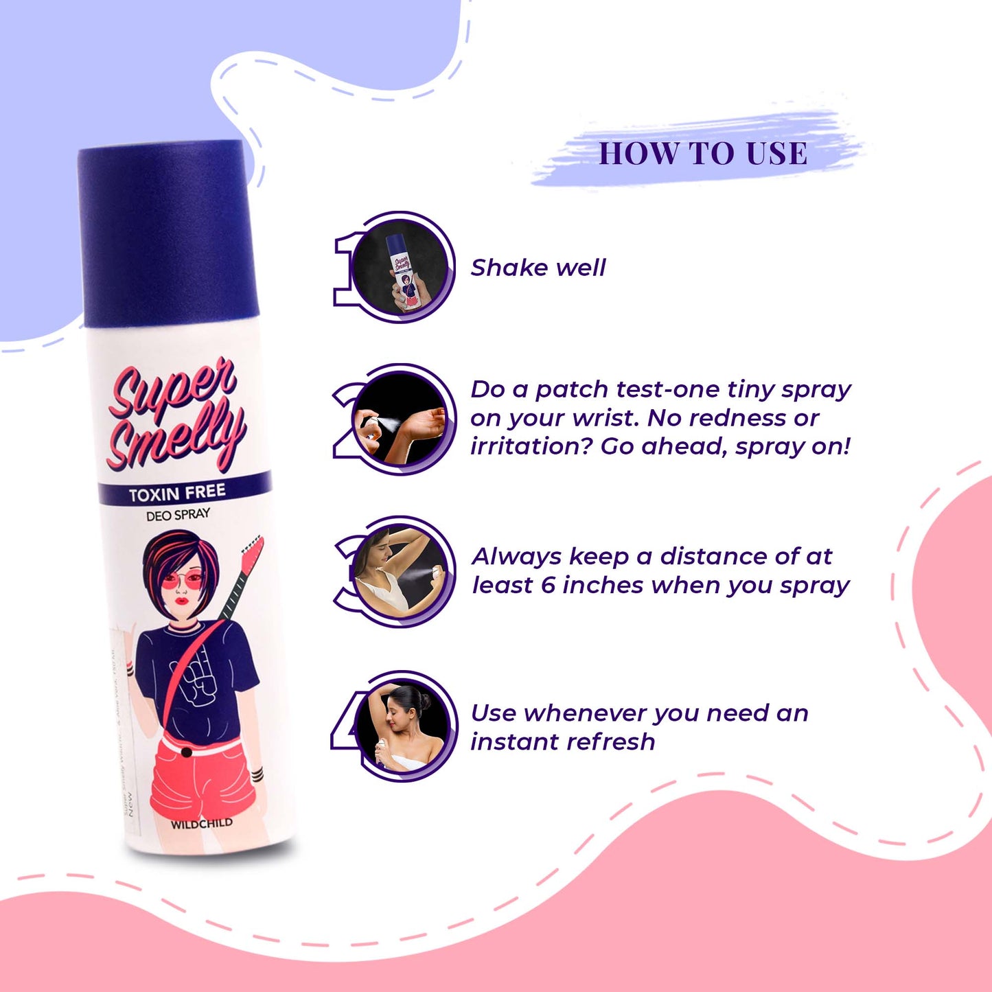 Wildchild Natural & Long Lasting Deodorant Spray