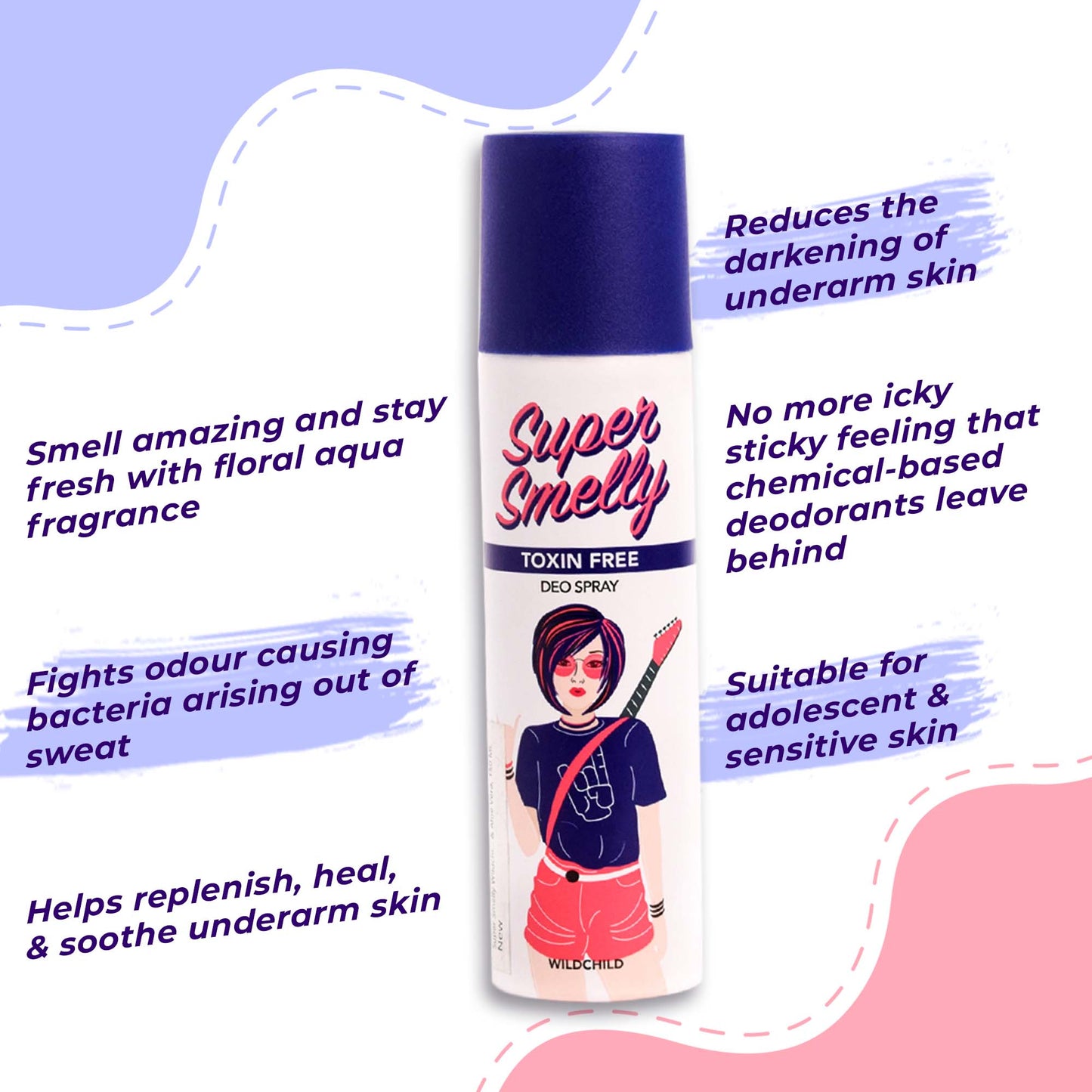 Wildchild Natural & Long Lasting Deodorant Spray