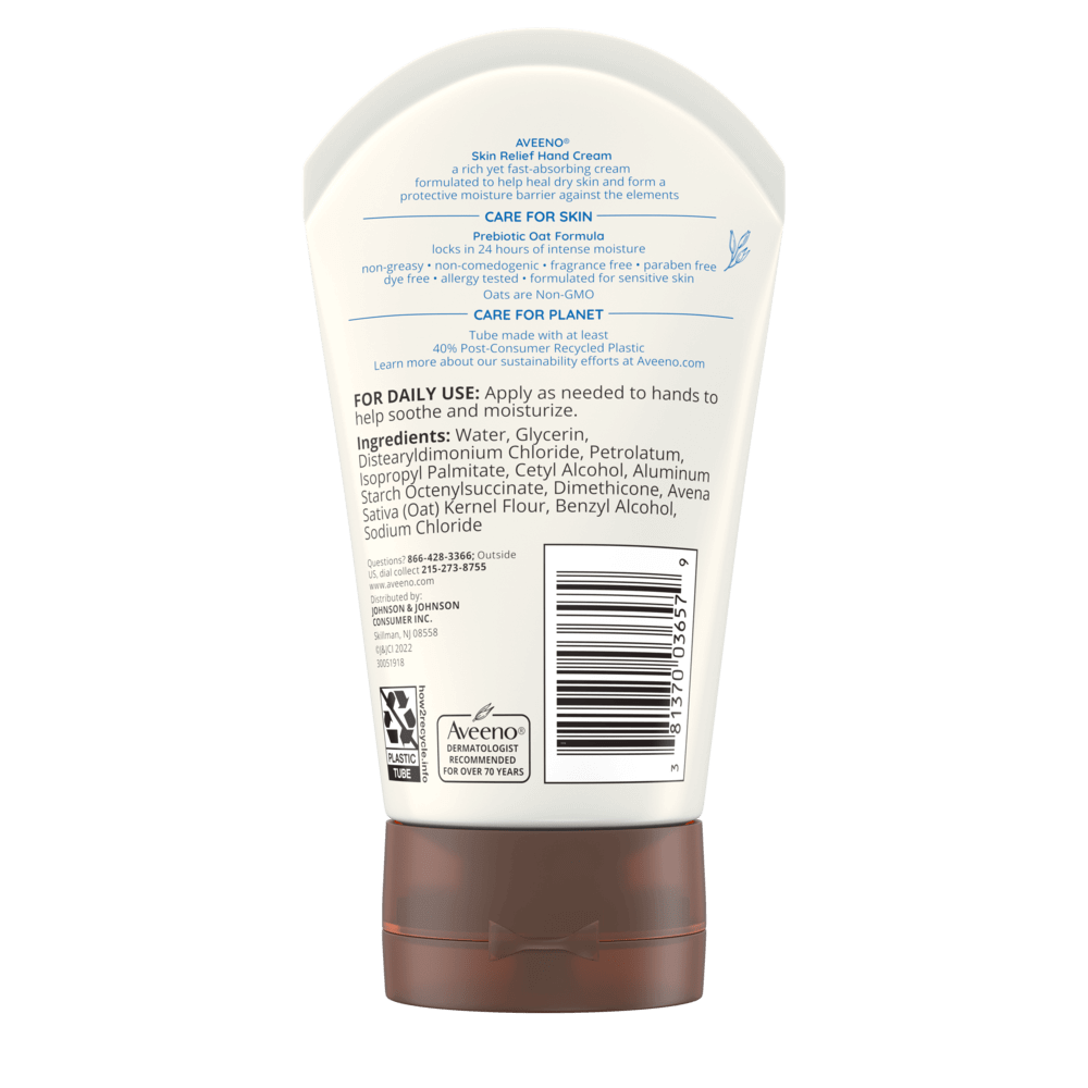 Skin Relief Intense Moisture Hand Cream with Prebiotic Oat - 3.5 oz