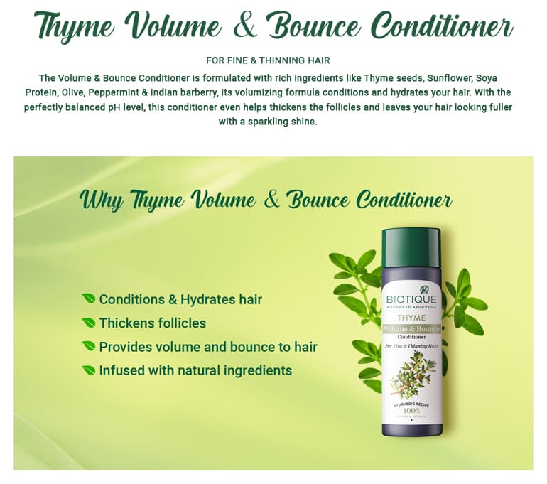 Thyme Volume & Bounce Conditioner