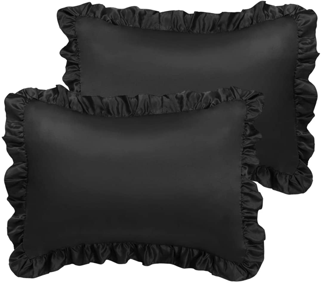 Satin Ruffled Pillow Sham