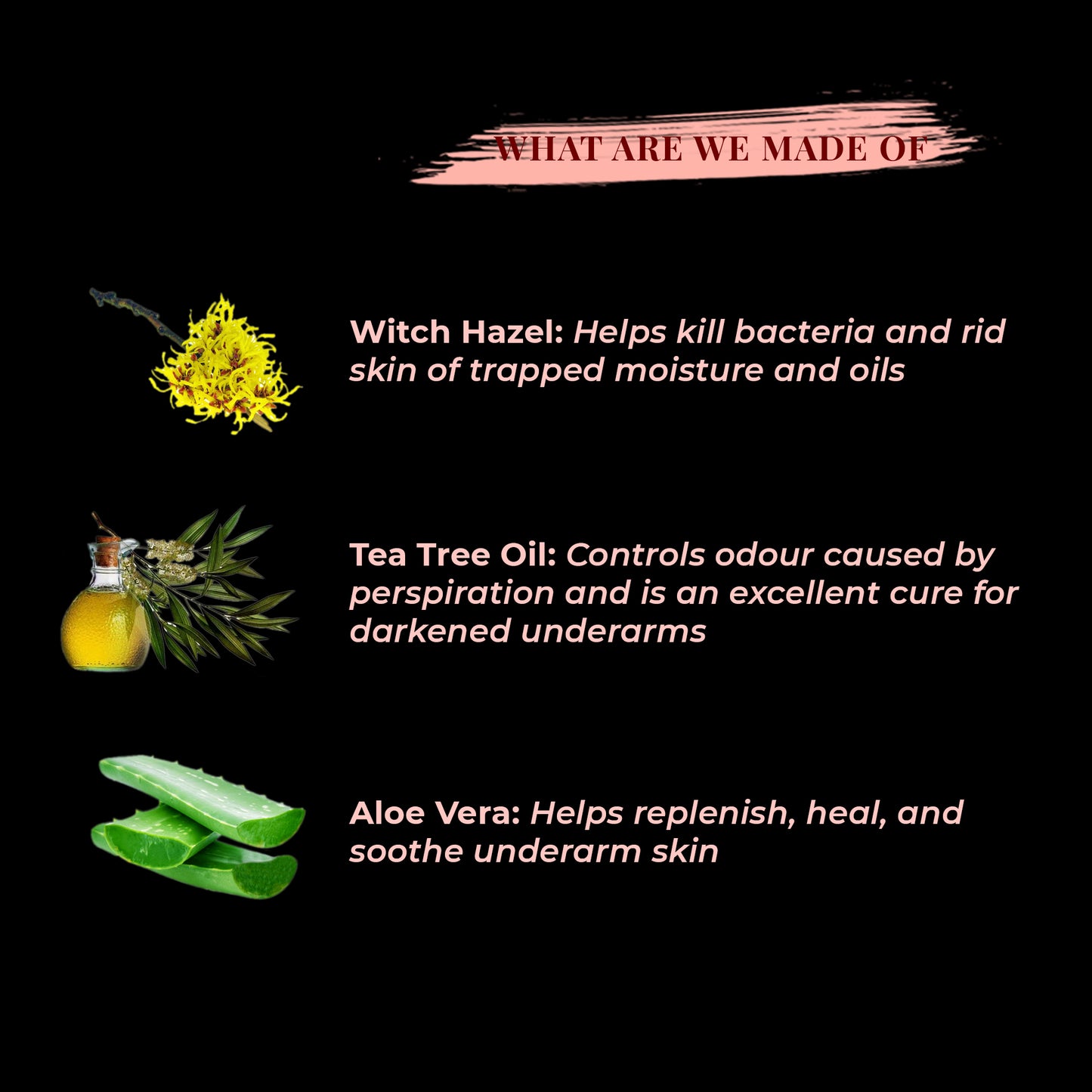 Whoosh Natural Long Lasting Deodorant Spray