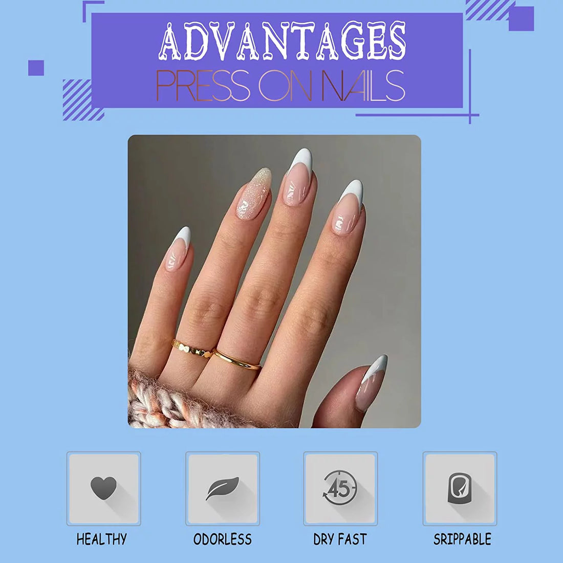 Press-On nails benefits