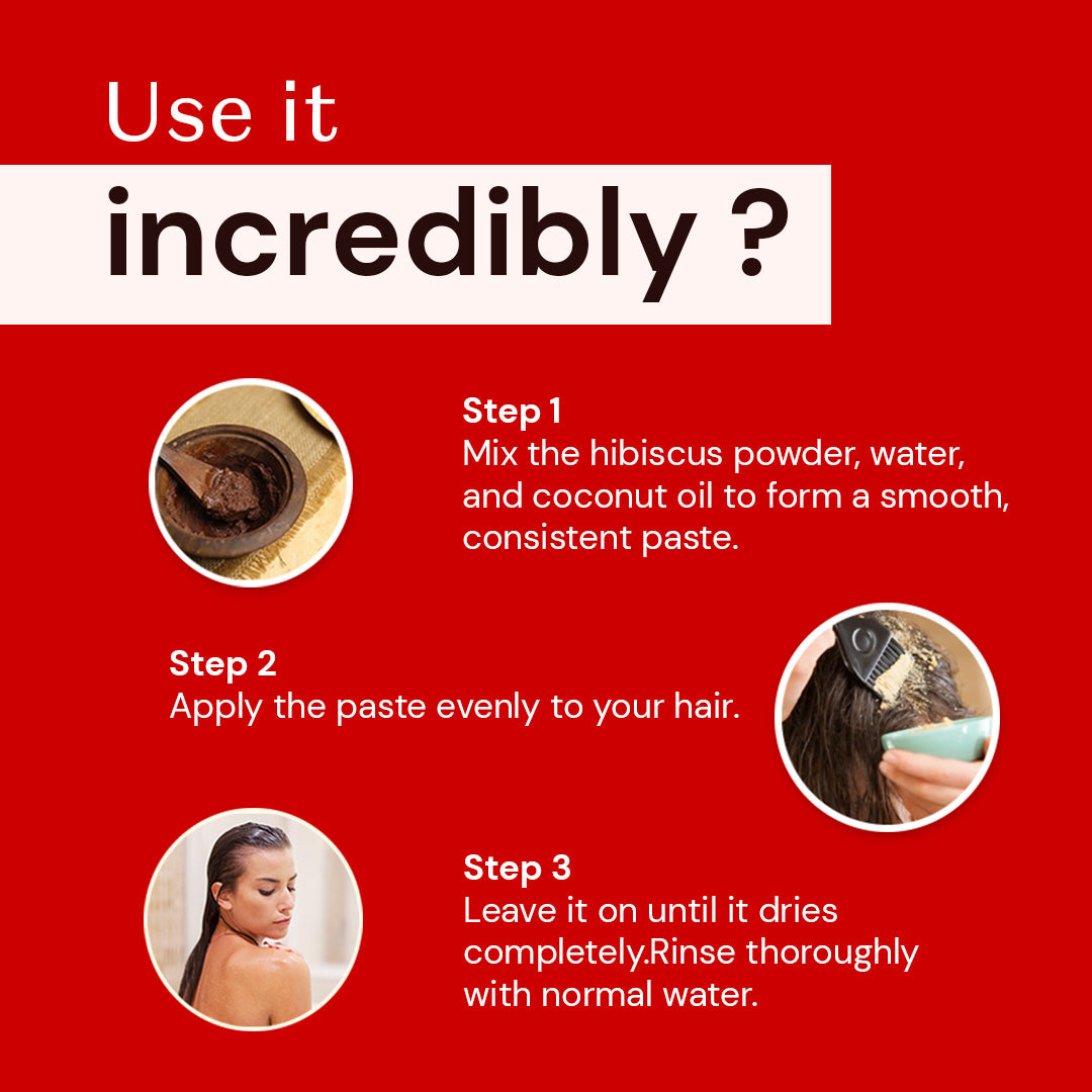 Atulya Hibiscus Organic Powder | Supports Hair Growth & Shine | 100 g