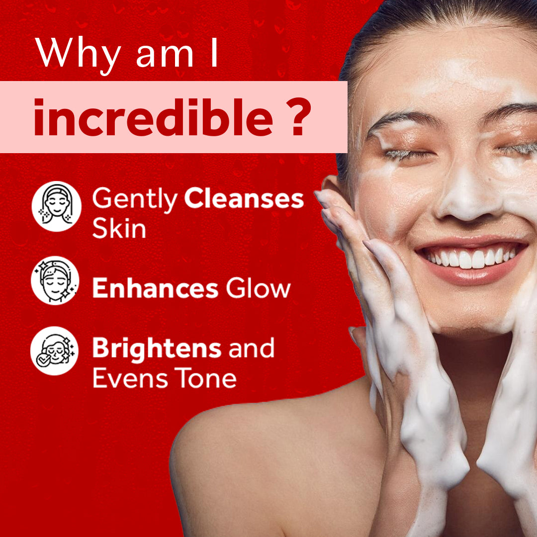 Atulya Foaming Face Wash Saffron & Honey With Built In Face Brush | Radiant Glow & Hydration | 150 ml