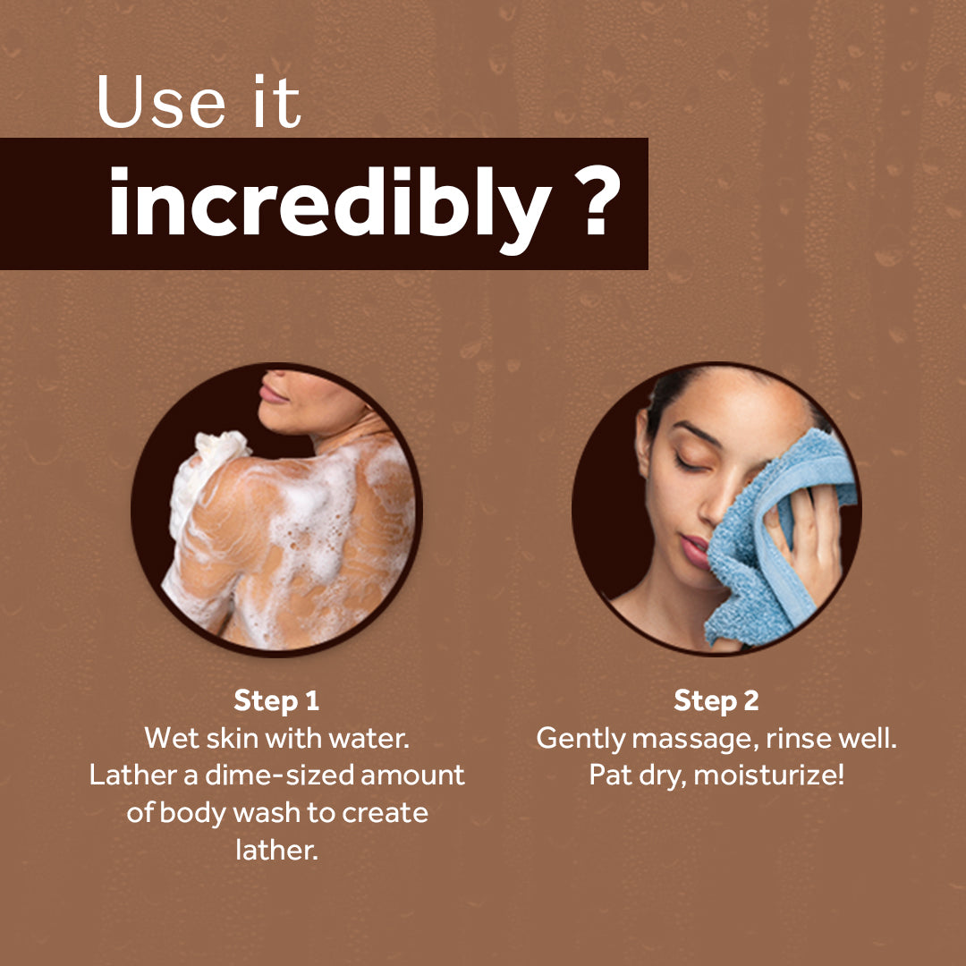 Atulya Coconut & Lactic Acid Body Wash | Hydrating & Gentle Exfoliation | SLS & Paraben Free | For All Skin Types | 300 ml