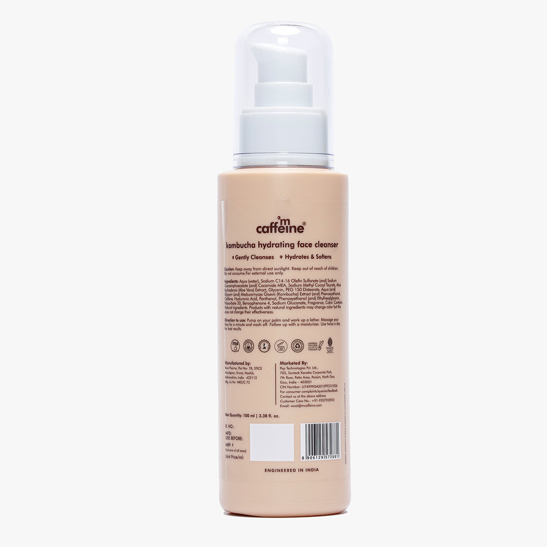 mCaffeine Kombucha Hydrating Face Cleanser