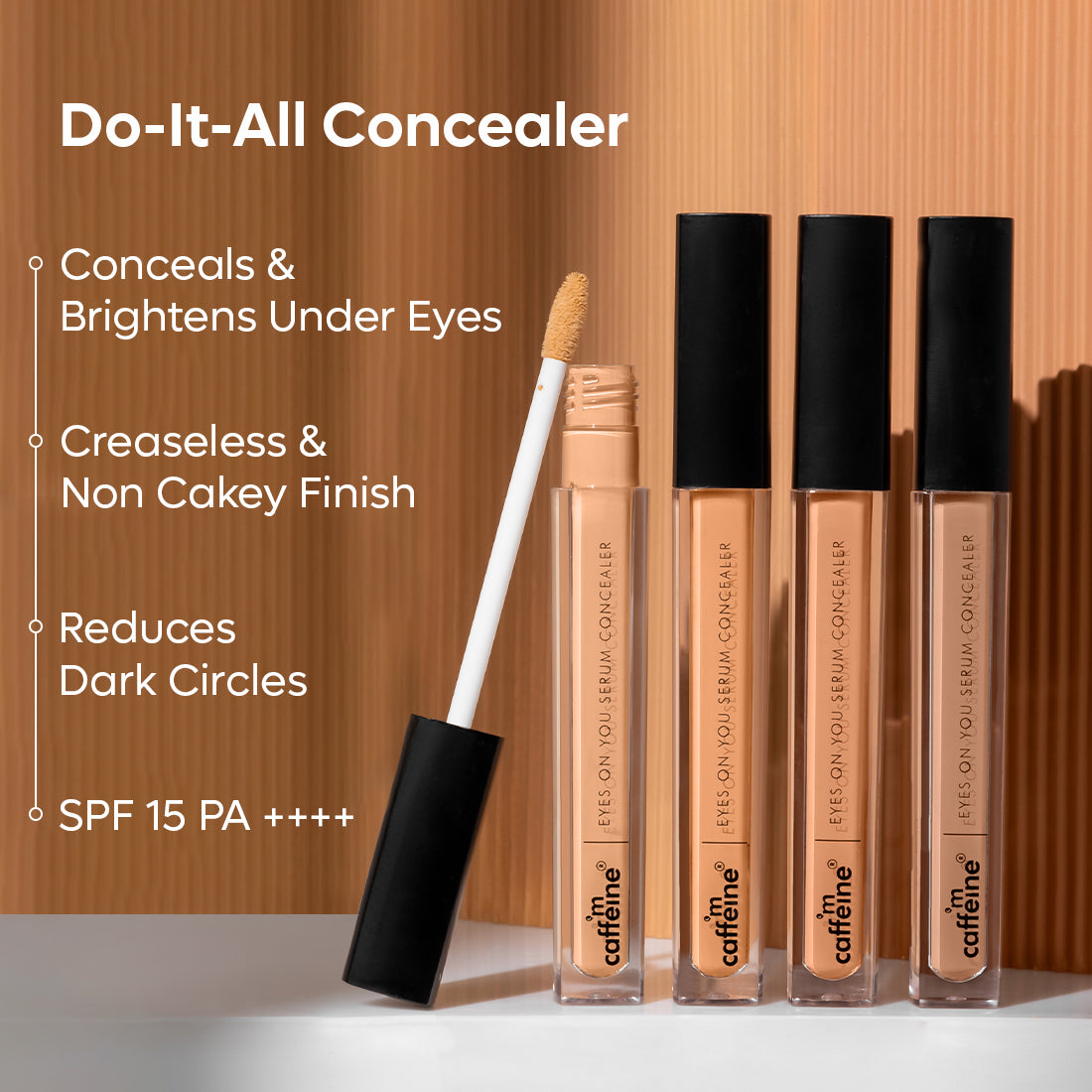 mCaffeine Eyes On You Serum Concealer - Walnut Crush