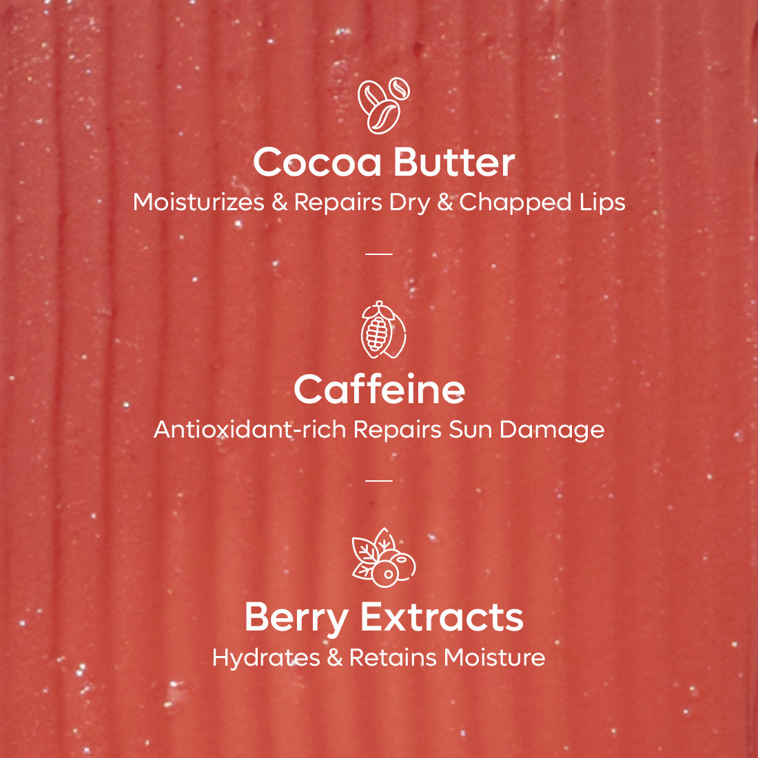 mCaffeine Choco Tinted Lip Balm with Berries