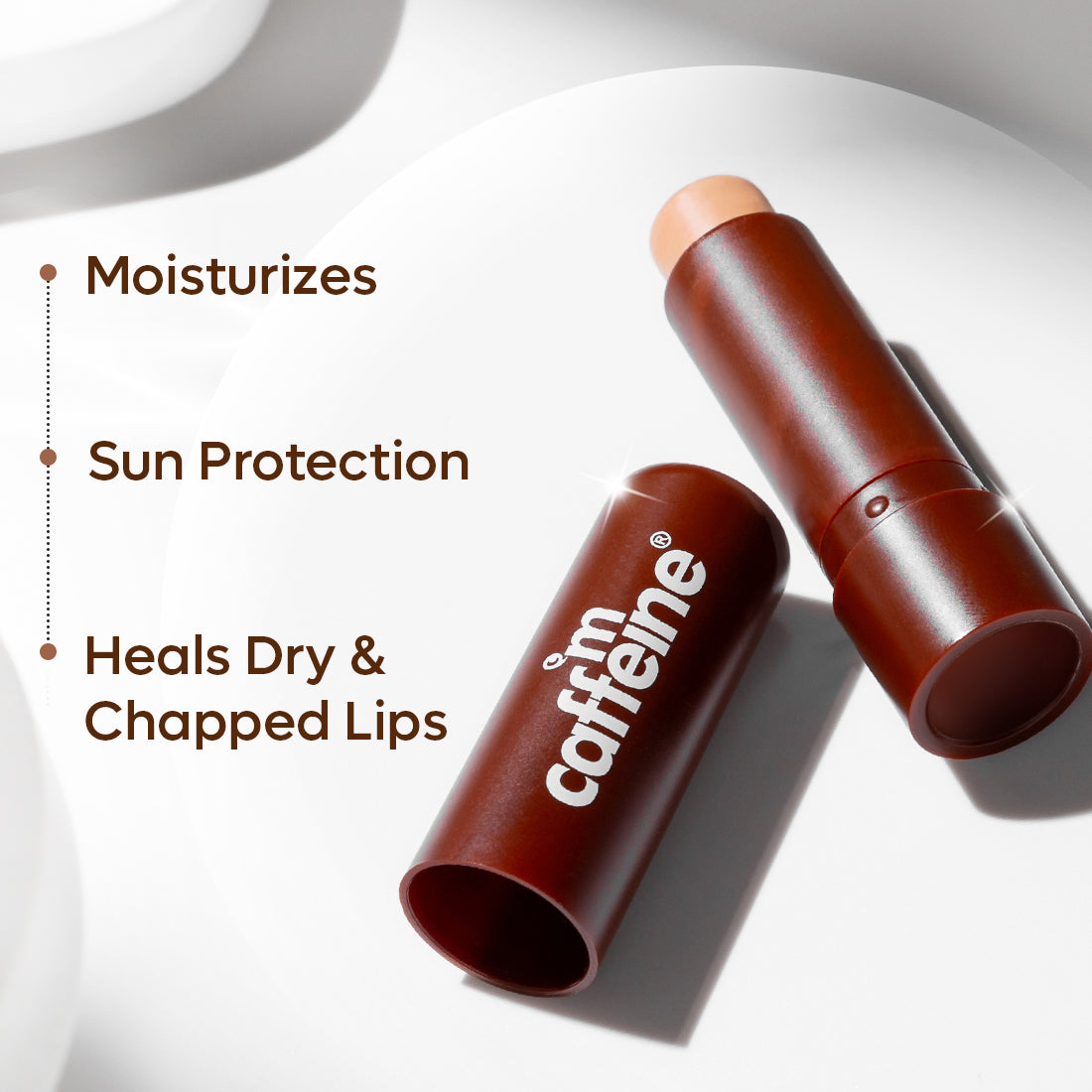 mCaffeine Choco Lip Balm with SPF 20+