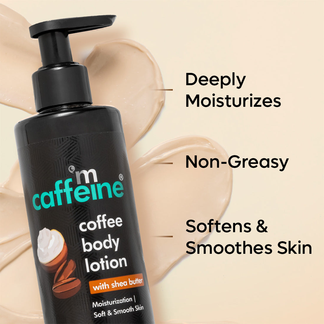 mCaffeine Coffee Body Lotion for Deep Moisturization - 250 ml