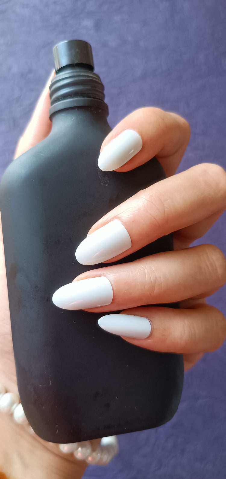 Probio Keratin Revive Shine Serum - 100 ml + Press-On nails Plain White under 50