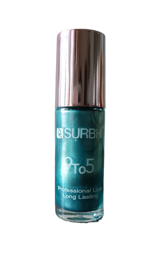 9 to 5 Professional Look Long Lasting Nail Paint - Glossy Green - 8 ml