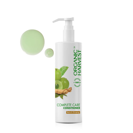 Complete Care Conditioner: Amla & Ginseng | Hair Conditioner For Women & Men | For Dry, Frizzy Hair | 100% American Certified Organic | Sulphate and Paraben-free - 200ml