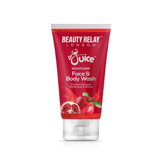 Dr. Juice Iron Power Face & Body Wash Enriched With Apple, Pomegranate, Spinach, Aloe Vera, Olive Oil