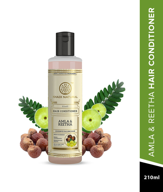 Khadi Natural Amla & Reetha Hair Conditioner Indian Gooseberry Care (210ml)