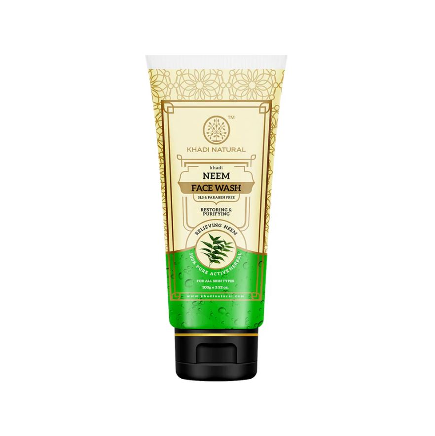 Khadi Natural Neem Face Wash SLS & Paraben Free - 100gm