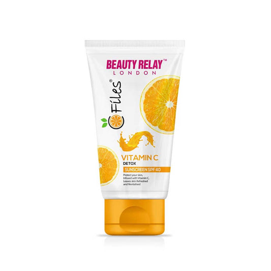 Vitamin C Detox Sunscreen SPF 40 With Shea Butter, Orange, Gojiberry, Vitamin-E, Grape Fruit - 200 ml