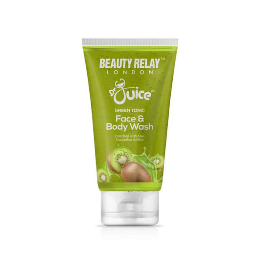 Dr. Juice Green Tonic Face & Body Wash Enriched With Cucumber Oil, Kiwi, Mint, Aloe Vera, Olive Oil