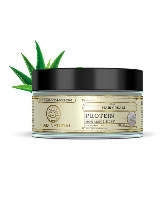 Khadi Natural Ayurvedic Herbal Protein Hair Cream Nourishing Care (100g)