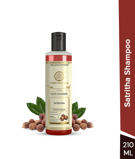 Khadi Natural Herbal Satritha Cleanser Shampoo (210ml)