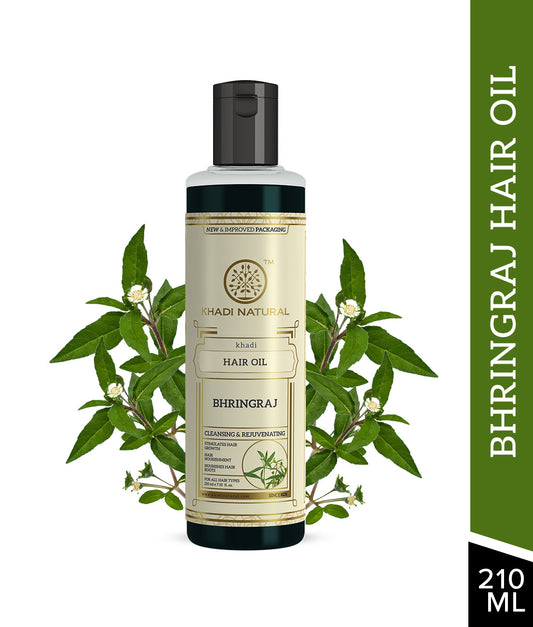 Khadi Natural Bhringraj Hair Oil Deep Conditioning Anti Hair Fall (210ml)