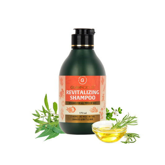 Hair Revitalizing Shampoo – Strengthen & Nourish Thin, Damaged Hair | Natural Ingredients for Healthier, Fuller Hair – 170ml