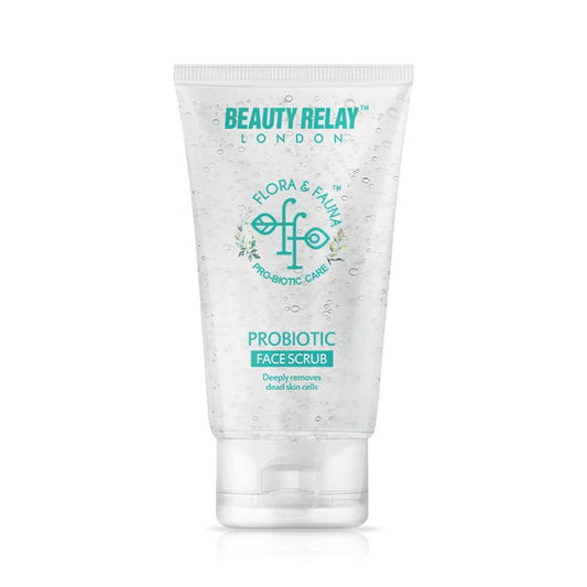 Probiotic Face Scrub With Juglans Nigra Seed, Shea Butter, Strawberry, Coconut Oil - 180 gm