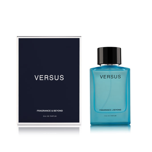 Versus Eau De Parfum For Men 100 ml | Floral, Woody, Musky | Best Luxurious Perfume Spray for Men | Intense and Long Lasting Fragrance | Best Gift for Him | Fresh, Aqua, Woody, Musk, Amber